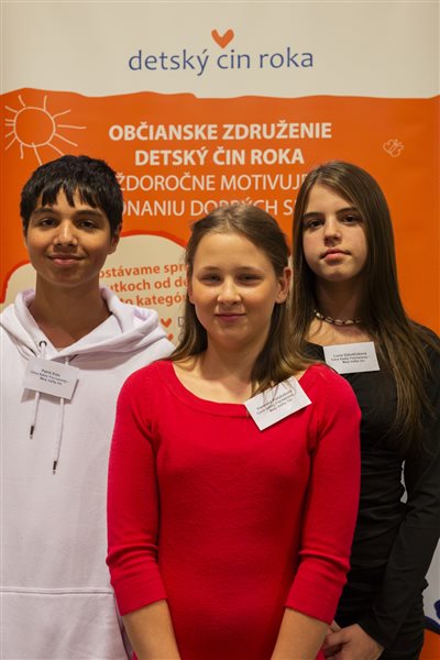 Vanesa Pondušová, Lucia Výbošťoková a Patrik Kido